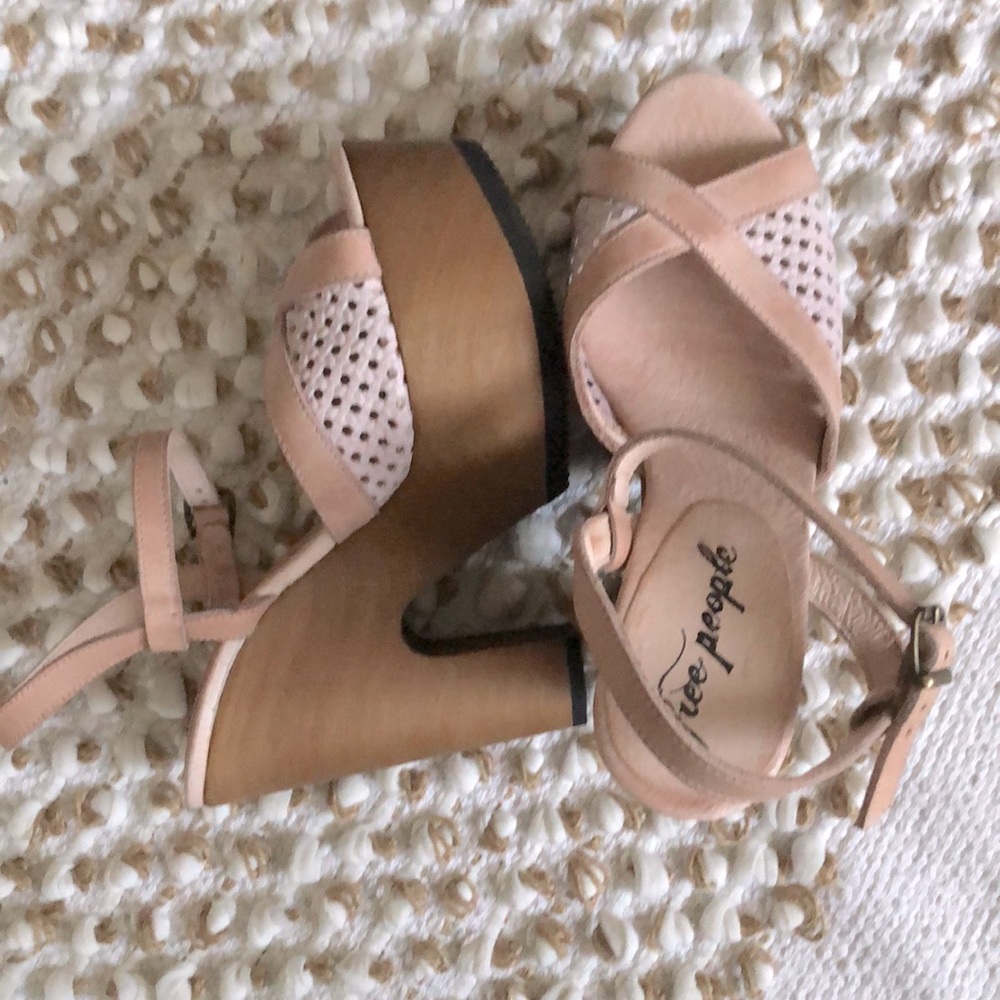 Free People Platform Heels 5.5